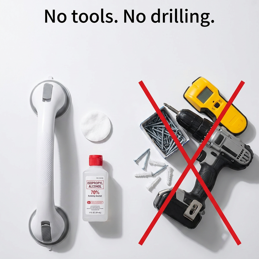 No tools, no drilling