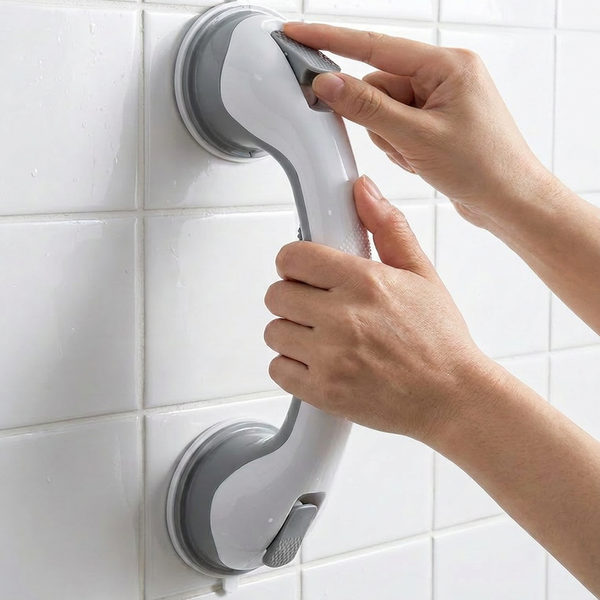 SteadySafe Grab Bar in use